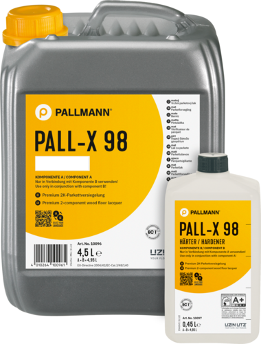 PALLMANN PALL-X 98 2К лак на водной основе, полумат 4,95 л