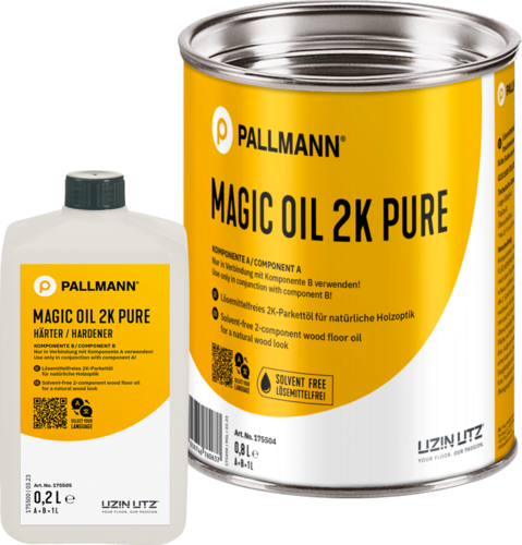 PALLMANN MAGIC OIL PURE 2К масло цвет натурального дерева, 1л