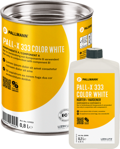PALLMANN PALL-X 333 2К (A+B) масляная грунтовка белая #15, (0,8+0,2л)
