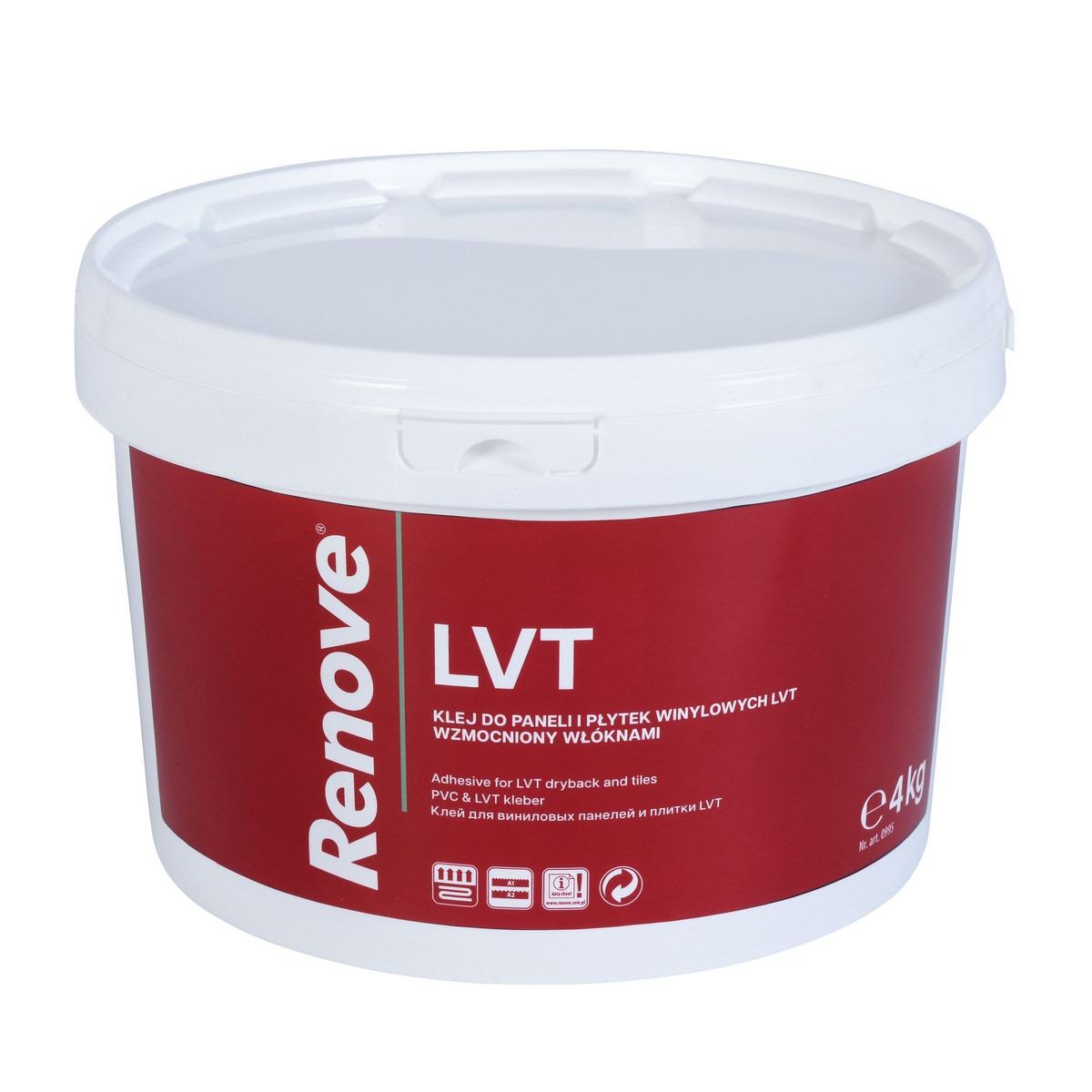 RENOVE LVT - 1К дисперсионный клей для LVT покрытий 4кг.