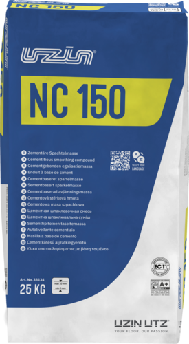 UZIN NC 150 цемент. нивелир 25кг, под ПВХ-покрытия, паркет (25Мпа)