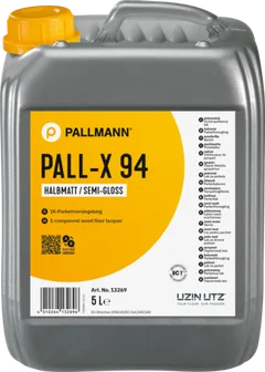 PALLMANN PALL-X 94 1К лак на водной основе, полумат, 5л