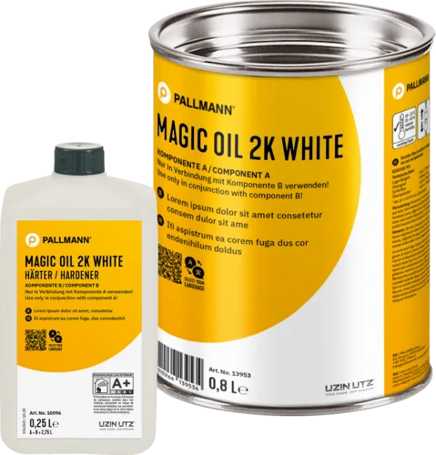 PALLMANN MAGIC OIL WHITE 2К масло цвет белый, 1л